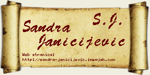Sandra Janičijević vizit kartica